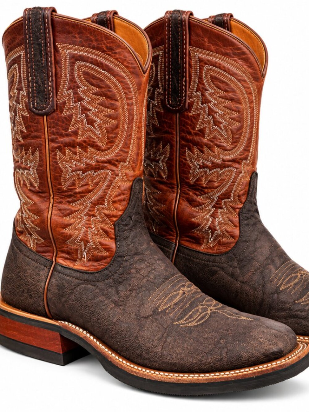 Anderson Bean Exotic Leather cowboy Boots size 8